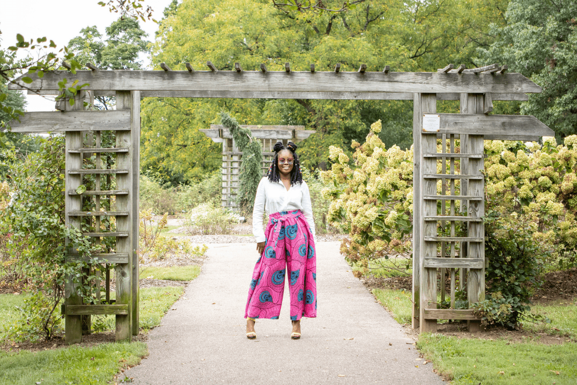 A Print Wide Leg Pants Outfit Perfect 